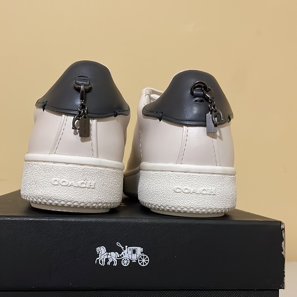 Coach G1903 LowTop White/Midnight Navy Sneakers. Size 6B - Picture 3 of 5